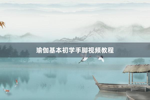 瑜伽基本初学手脚视频教程